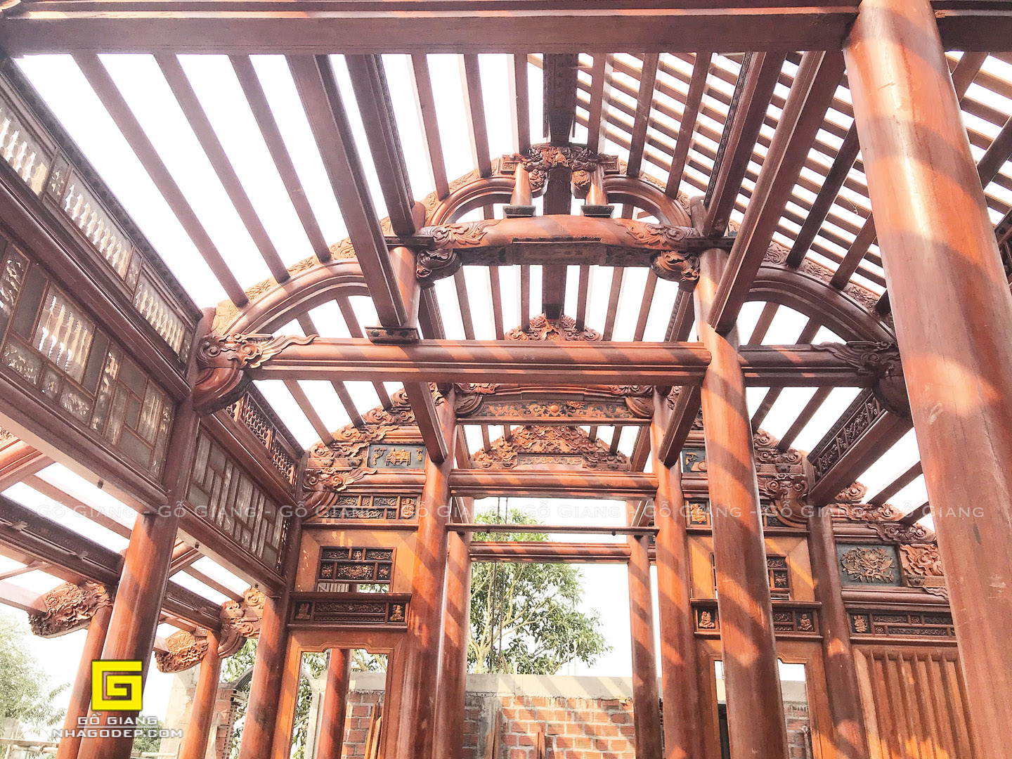 Nhà Gỗ Đẹp Nam Định: Công Trình Gỗ Lim Lào Được 