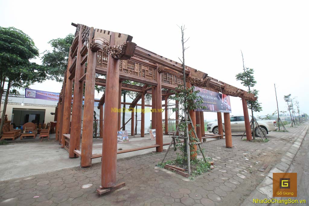 image Nhà gỗ Chàng Sơn với tuần lễ trưng bày sản phẩm làng nghề mộc cổ truyền Chàng Sơn