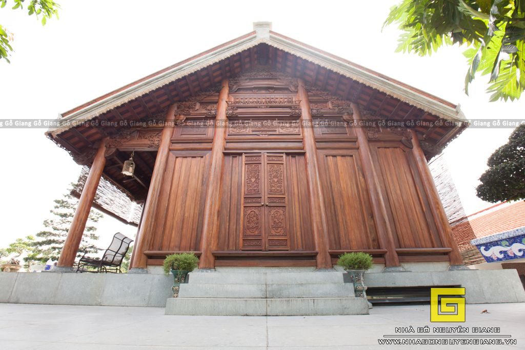 image Mẫu Nhà Gỗ Lim 05 Gian Độc Đáo Tại Củ Chi: Tác Phẩm Nghệ Thuật Của Nhà Gỗ Chàng Sơn