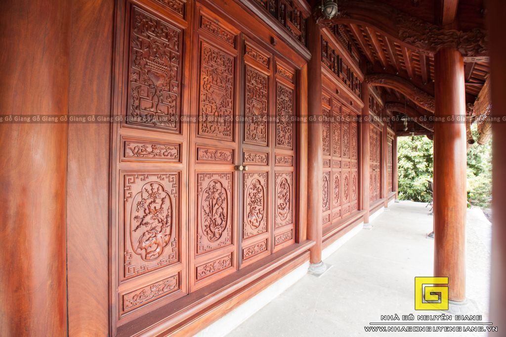 image Mẫu Nhà Gỗ Lim 05 Gian Độc Đáo Tại Củ Chi: Tác Phẩm Nghệ Thuật Của Nhà Gỗ Chàng Sơn