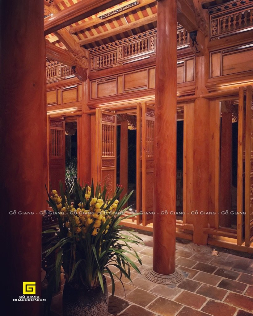 Nhà gỗ 3 gian thiết kế được ưa chuộng hiện nay Nhà gỗ 3 gian thiết kế được ưa chuộng hiện nay