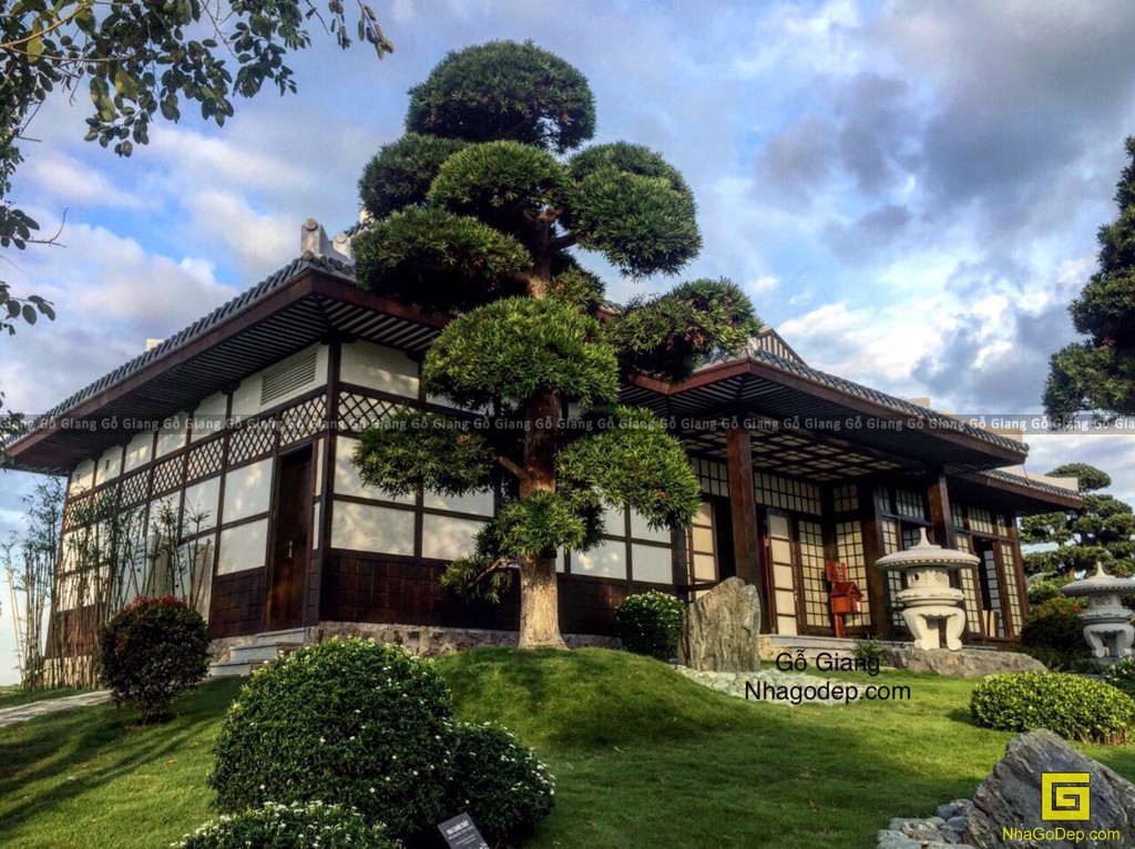 Kiến trúc gỗ Vườn Nhật bản Vinpearl Land Nha Trang