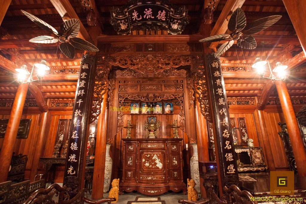 image Công trình nhà thờ họ - Những công trình do nhà gỗ Chàng Sơn xây dựng