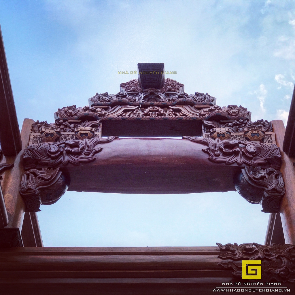 image Nhà thờ họ - Đỗ gia viên - Lắp dựng tại Gia Lộc, Hải Dương (Nhà Gỗ Lim Lào)