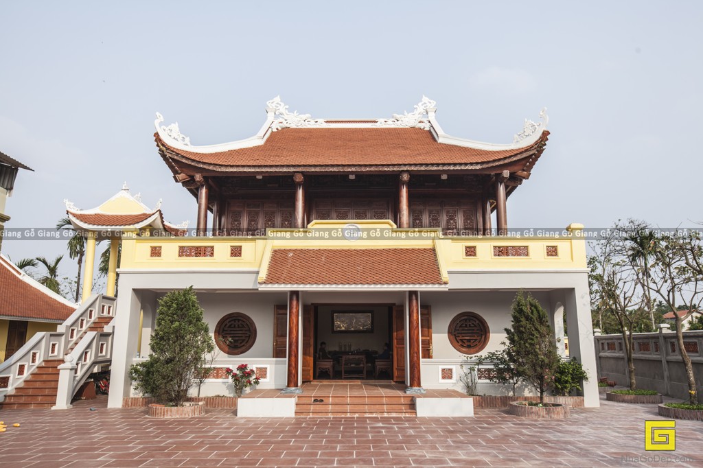 image Nhà thờ gỗ 3 gian, 2 tầng, gỗ Lim - Duy Tiên, Hà Nam