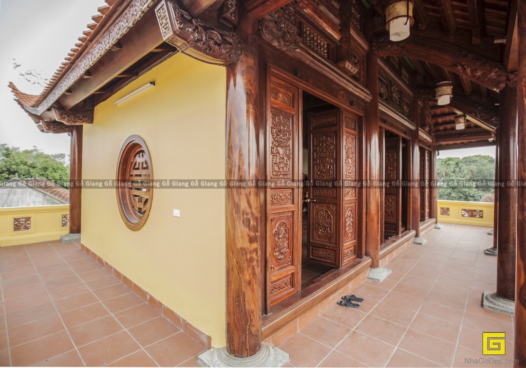image Nhà thờ gỗ 3 gian, 2 tầng, gỗ Lim - Duy Tiên, Hà Nam