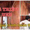 QUÁ TRÌNH HOÀN THIỆN NGÔI NHÀ GỖ LIM LÀO LỚN NHẤT ĐAN PHƯỢNG