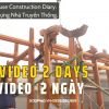 [FullVideo] Khám phá quá trình dựng nhà gỗ ba gian truyền thốngViệt từ đầu tới cuối!