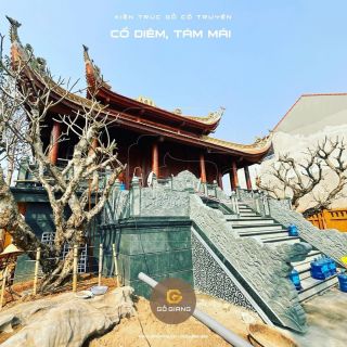 TỪ ĐƯỜNG GIA TỘC 2 TẦNG 8 MÁI | GÕ LIM LÀO|  ĐAN PHƯỢNG, HN.