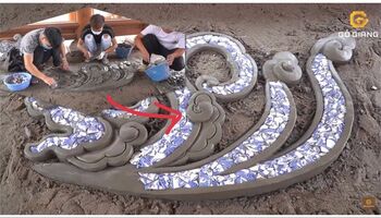 Tinh Hoa Nghề Việt | Tìm Hiểu Cách Đắp Vẽ Hoa Văn Nhà Gỗ Cổ Với Mảnh Sành Sứ I