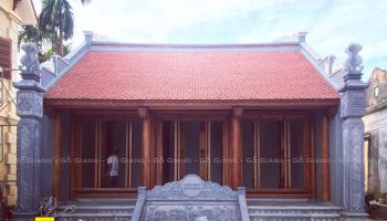 60 ngày cho một dự án nhà gỗ - thi công nhà gỗ 3 gian tại Nam Định