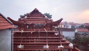 NHÀ TỪ ĐƯỜNG 2 TẤNG 8 MÁI |GỖ LIM LÀO |  ĐAN PHƯỢNG - HÀ NỘI |