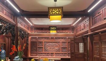 KHÔNG GIAN THỜ CÚNG GIA TIÊN TRONG MỘT CĂN BIỆT THỰ | VĨNH PHÚC | LIM LÀO.