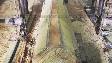 Thi Công Nhà Thờ Gỗ Lim Lào, Đan Phượng, Cột dài >7m