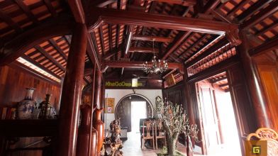 Nhà Gỗ Đẹp Hiện Đại kết hợp kiến trúc truyền thống.