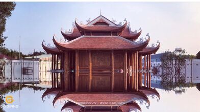 TỪ ĐƯỜNG GIA TỘC 2 TẦNG MÁI | GÕ ĐỎ CHÂU PHI | LONG THÀNH,ĐỒNG NAI.