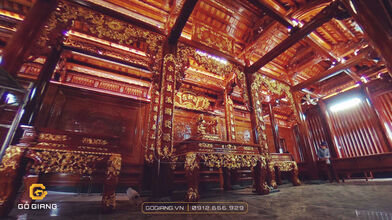 Kích thước nhà gỗ lim 5 gian kẻ truyền nên tham khảo