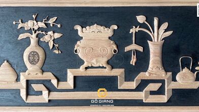 TÔ MỰC TÀU CHO CẤU KIỆN NHÀ GỖ CỔ TRUYỀN