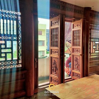 Công trình Phòng Thờ Trong Không Gian Nhà Phố | Quảng Ninh | Lim Lào + Châu Phi