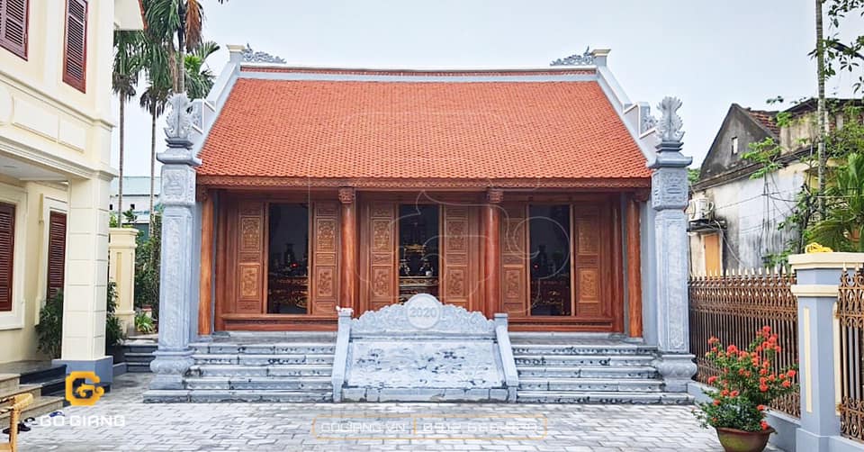 Mẫu nhà gỗ 3 gian