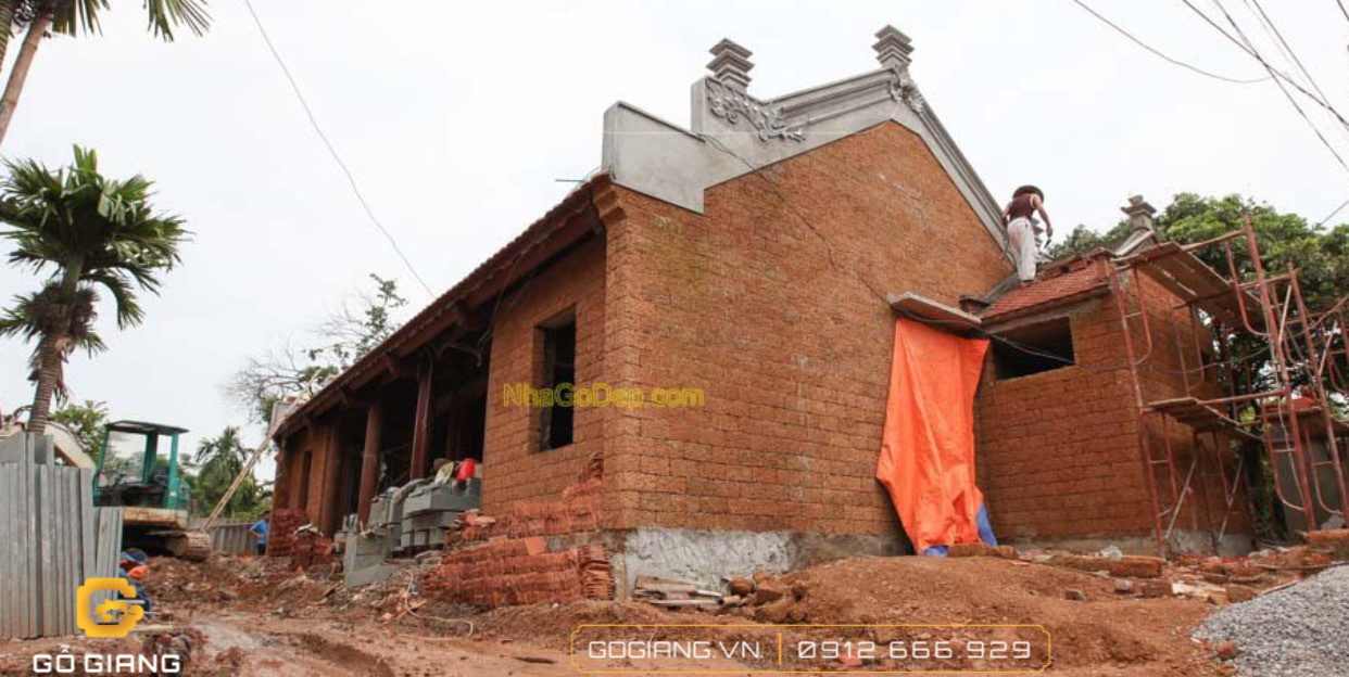 NHÀ GỖ 5 GIAN 2 BUỒNG GÓI | ĐÁ ONG | ĐẬM NÉT XỨ ĐOÀI, SƠN TÂY, HÀ NỘI.